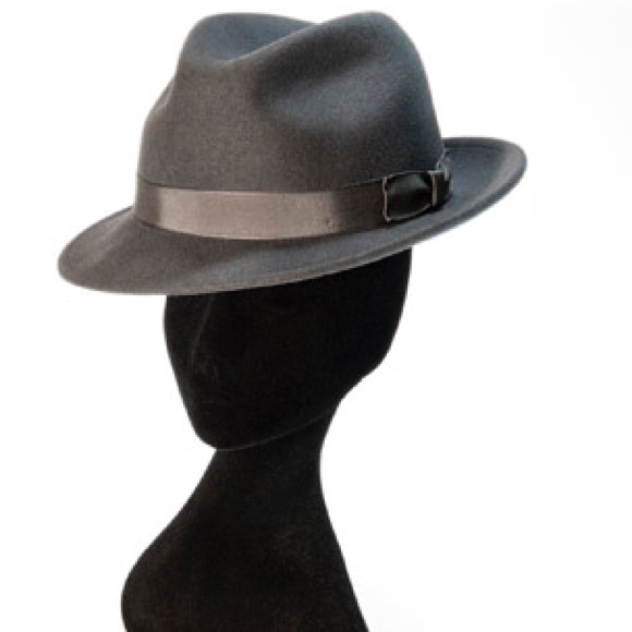 Black felt fedora hat new - Picture 1 of 7
